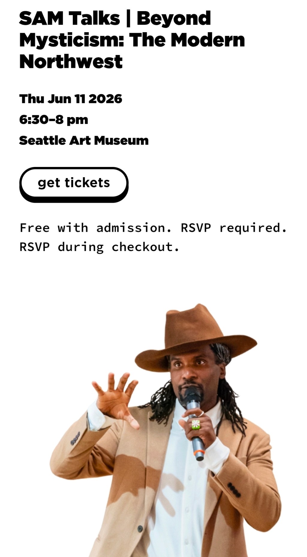 SAM Talks | Beyond Mysticism: The Modern Northwest | JUne 11,&nbsp;2026